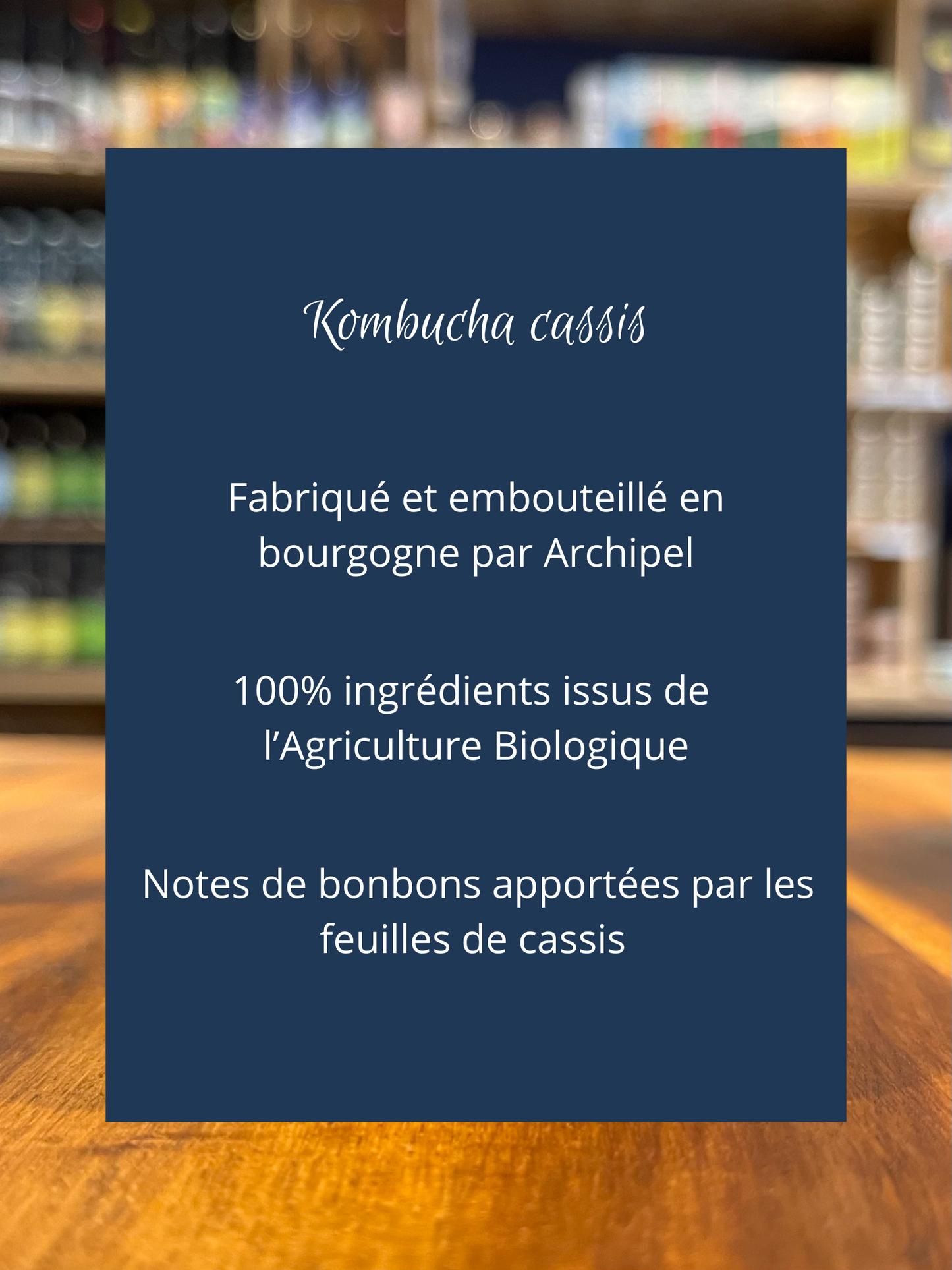 Kombucha feuilles de cassis